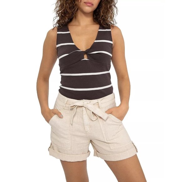 SANCTUARY Striped Twist Front Tank Top - NWT - Size XS - Picture 1 of 4